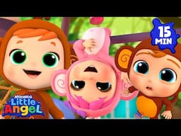 Jump, Dance & Play! 🐒🎵 The Cheeky Monkeys Song | Fun Sing Along Songs by @LittleAngel Playtime