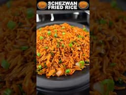 street style schezwan fried rice recipe in hindi | how to make schezwan fried rice | veg gried rice