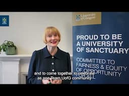 University of Glasgow Refugee Week message 🧡