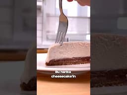 Bu cheesecake’i nasıl yaptığımı asla tahmin edemezsiniz 🤭 Hem de vegan ve rafine şekersiz.