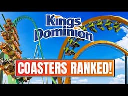 Top 13 Roller Coaster at Kings Dominion, Including The All NEW Rapterra!
