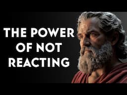 The Power of NOT REACTING: How to CONTROL Your EMOTIONS | STOICISM