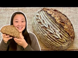 Easy Seeded Sourdough Bread Recipe | Sourdough Discard Recipe