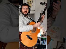 Percussive Tapping on Acoustic Bass 🎸 #bass #acoustic #guitar