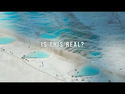 Flying Over Pamukkale’s Cotton Castles | 🇹🇷 Türkiye 2025