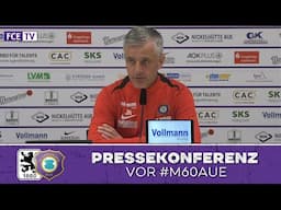 Die Pressekonferenz vor dem Auswärtsspiel bei 1860 München