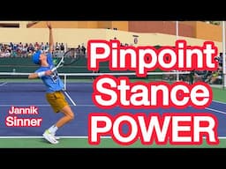 How To Get HUGE POWER When Hitting Your Pinpoint Stance Serve (Tennis Technique Explained)