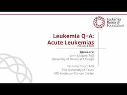 Leukemia Q+A 2025 - Acute