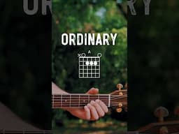 Ordinary Alex Warren Guitar Tutorial // Ordinary Guitar Lesson