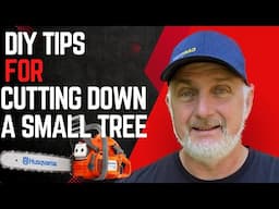 "DIY Tree Felling: Safe & Easy Tips for Cutting Down a Small Tree in Your Yard!"