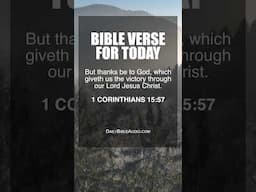 1 CORINTHIANS 15:57 | Bible Verse For Today