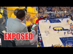 Stephen A Smith EXPOSED Lying Playing Solitaire During NBA Finals "WAS DURING A TIMEOUT", KD TROLLS!