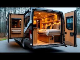 DIY Camper Van into Amazing Luxurious Motor Home from Start to Finish | @RinaandMichael
