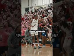He hit the game winner and pointed at LeBron 😧😧