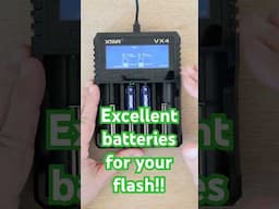 Rechargeable batteries for your flash photography