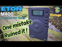 ETON M-400 SW Radio. It should have been GREAT ! #radio
