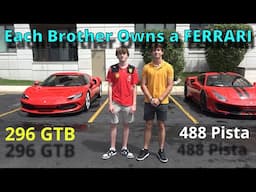 "Two Brothers, Two Ferraris: Inside the Ferrari 296 GTB & 488 Pista Brotherhood Experience"