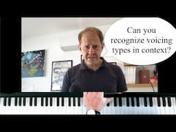 Voicings in the Wild: Identifying Voicing Types in a Solo Piano Arrangement