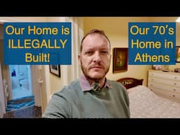 🇬🇷 Our Greek Home was ILLEGALLY Built! Renovating Our 1970's Home in Athens, Greece. Video 2