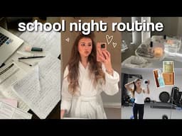 BOARDING SCHOOL NIGHT ROUTINE 2025 *gym, self care, study*