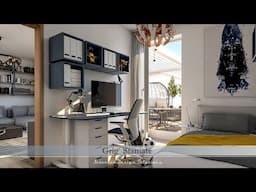 Cute Small Apartments, Creative Design Ideas, #63