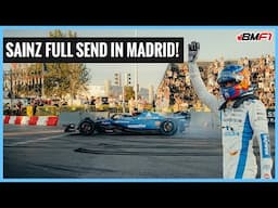 Carlos Sainz Rips Through Madrid Streets in FW45! | MADRING Circuit Showrun 2025