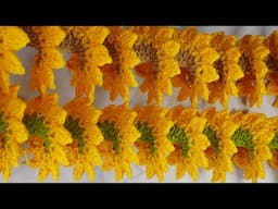 ESPIRAL DE VIENTO ,EN FORMA DE  GIRASOL, CROCHET PASO A PASO
