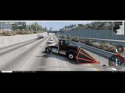 BeamNG Truck Driving with Turbo Spool Sound + Rocket Bus