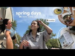 spring in nyc | slowing down, laying in the grass & reading