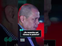 ¿Recuerdas tus vacunas? ¡Es más importante de lo que crees! | Dosis de Salud #Podcast #Shorts