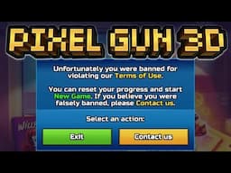 NEW BAN WAVE IN PIXEL GUN 3D?!?!