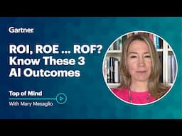 The 3 AI Business Outcomes That Matter: ROI, ROE, ROF
