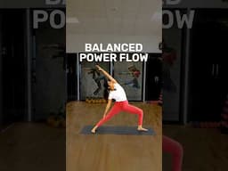 Balanced Power Flow | Yoga For Balance |  #shots #balanceyoga