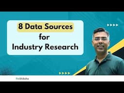 My 8 Go-to Sources to get data for Industry Research