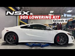SOS Lowering Kit | Kevlar Intercooler Hoses | Refresh Front End  // 2017 NC1 ACURA NSX (Ep4)