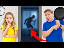 Someone broke into our house! Hide & seek challenge went wrong | Smile Family