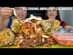 RELYENONG AMPALAYA AT CALAMARES | MUKBANG PHILIPPINES | FILIPINO FOOD MUKBANG