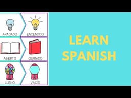 📚 Spanish Opposites Attract! 🎭 (Synonyms & Antonyms Fun)