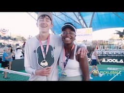 Junior Jaeda Minniefield at the 2025 US Open Pickleball Championships