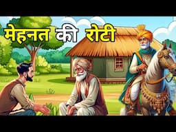 🔴 मेहनत की रोटी। Hindi Moral Story  | कहानियाँ I | Cartoon Moral kahani। bedtime story