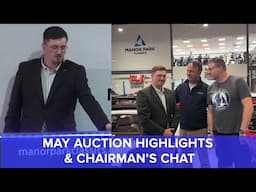 Manor Park Classics May Auction Highlights and Chairman's Chat