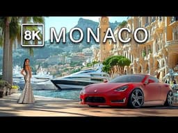 MONACO 8K 2025 Walk - City of Billionaires Monte Carlo