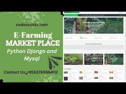 E Farming Market Place - Python Django Project Source Code