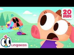 It's MY Ball! 🏐 + More Baby Bot's Backyard Tales Adventures | Lingokids