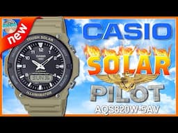 Fantastic Value Solar Casio That Feels Like A G-Shock! | Casio 100m Solar Pilot AQS820W-5AV
