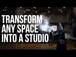 Transform Any Space Into a Studio | Sports Portrait Lighting