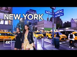 NEW YORK Night Walk - Late Evening in Chelsea - Manhattan Travel Walking Tour 4k
