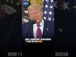 Trump Revealed Why Elon Doesn't Like Him