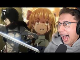 The Ending to Attack on Titan broke my heart (Season 1 Episodes 21, 22, 23, 24 & 25 REACTION)