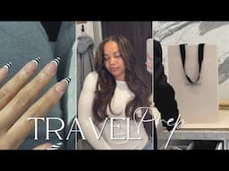 Travel Prep | maintenance, luxury shopping + hauls, pack with me & more!